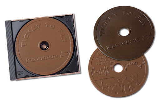 Chocolate CDs w/ Custom Chocolate